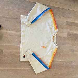 XL Aviator Nation Cropped Sweatshirt